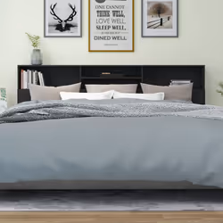 VidaXL 811899 headboard/footboard Black - Additional view 5