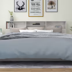 VidaXL 811902 headboard/footboard Grey - Additional view 5