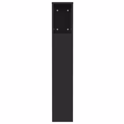 vidaXL Headboard Cabinet Bed Headboard Home Indoor Bedroom Bookcase Headboard - black - Additional view 5