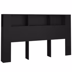 VidaXL 811944, Black, Wood, 1800 mm, 104.5 cm, 185 mm