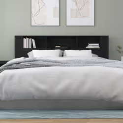 VidaXL 811953 headboard/footboard Black - Additional view 5