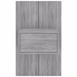 vidaXL Wall Bedside Cabinet Floating Nightstand Bedside Unit Hanging Cabinet - grey sonoma, 1 - Additional view 5