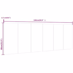 VidaXL 816979 headboard/footboard Oak - Additional view 7