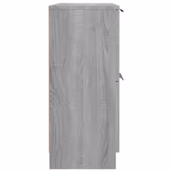 vidaXL Sideboard Console Cabinet Storage Cupboard Highboard Engineered Wood - grey sonoma - Additional view 6