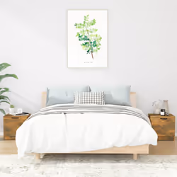VidaXL 817028 nightstand/bedside table Oak