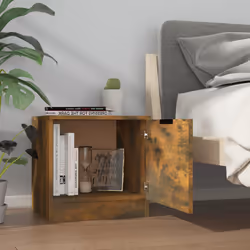 VidaXL 817028 nightstand/bedside table Oak - Additional view 4