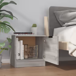VidaXL 817030 nightstand/bedside table Oak - Additional view 4