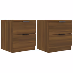 VidaXL 817038, Oak, Wood, 450 mm, 390 mm, 500 mm, 2 pc(s)