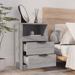 VidaXL 817042 nightstand/bedside table Oak - Additional view 8