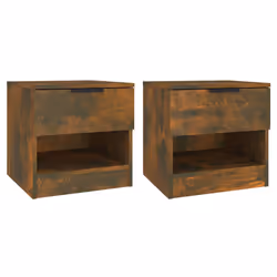 VidaXL 817046, Oak, Wood, 400 mm, 390 mm, 400 mm, 2 pc(s)