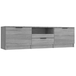 vidaXL TV Cabinet Engineered Wood Living Room Indoor Media Unit Multi Colours - grey sonoma