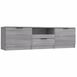 vidaXL TV Cabinet Engineered Wood Living Room Indoor Media Unit Multi Colours - grey sonoma
