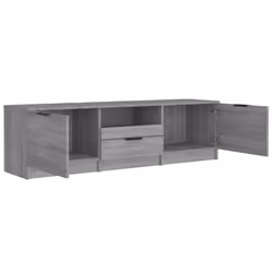 vidaXL TV Cabinet Engineered Wood Living Room Indoor Media Unit Multi Colours - grey sonoma - Additional view 5
