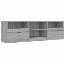 vidaXL TV Cabinet Engineered Wood Entertainment Centre Furniture Multi Colours - grey sonoma - Additional view 2