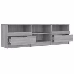 vidaXL TV Cabinet Engineered Wood Entertainment Centre Furniture Multi Colours - grey sonoma - Additional view 5