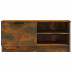 vidaXL 1/2x TV Cabinet Engineered Wood Media Unit HiFi Cabinet Multi Colours - smoked oak, 1 - Additional view 5