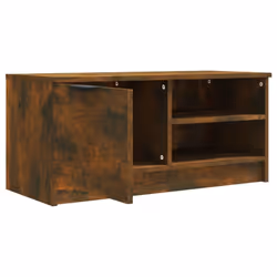vidaXL 1/2x TV Cabinet Engineered Wood Media Unit HiFi Cabinet Multi Colours - smoked oak, 1 - Additional view 6