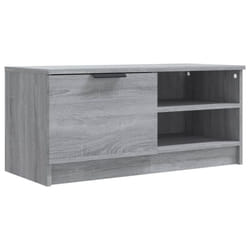 vidaXL 1/2x TV Cabinet Engineered Wood Media Unit HiFi Cabinet Multi Colours - grey sonoma, 1