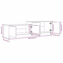 VidaXL 817123 TV cabinet/entertainment centre - Additional view 8