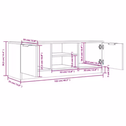 VidaXL 817133 TV cabinet/entertainment centre - Additional view 8