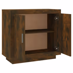 vidaXL Sideboard Engineered Wood Storage Side Cabinet Furniture Multi Colours - smoked oak - Additional view 6