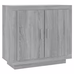 vidaXL Sideboard Engineered Wood Storage Side Cabinet Furniture Multi Colours - grey sonoma