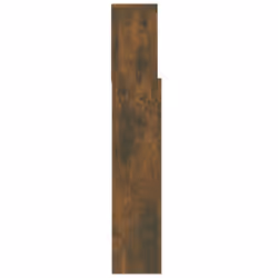 vidaXL Headboard Cabinet Bedroom Bookcase Headboard Furniture Multi Colours - smoked oak - Additional view 5