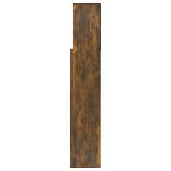vidaXL Headboard Cabinet Bedroom Bookcase Headboard Furniture Multi Colours - smoked oak - Additional view 6