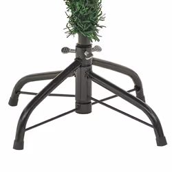vidaXL Pre-lit Christmas Tree with Pine Cones Artificial Tree Green PVC and PE - Additional view 7