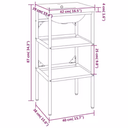VidaXL 3101373 bathroom vanity/sink cabinet - Additional view 7