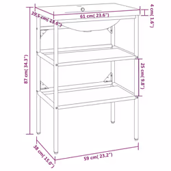 VidaXL 3101375 bathroom vanity/sink cabinet - Additional view 7