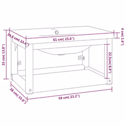 VidaXL 3101383 bathroom vanity/sink cabinet - Additional view 7