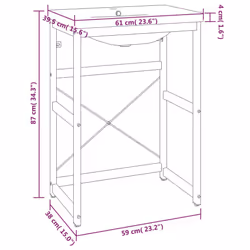 VidaXL 3101386 bathroom vanity/sink cabinet - Additional view 7