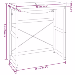 VidaXL 3101387 bathroom vanity/sink cabinet - Additional view 7