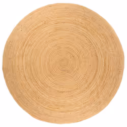vidaXL Area Rug Indoor Living Room Floor Carpet Floor Mat Braided Jute Round - 210 cm