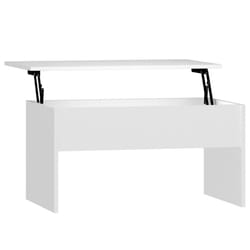 vidaXL Coffee Table Hallway Couch Table Centre Accent Table Engineered Wood - white