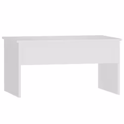 vidaXL Coffee Table Hallway Couch Table Centre Accent Table Engineered Wood - white - Additional view 4