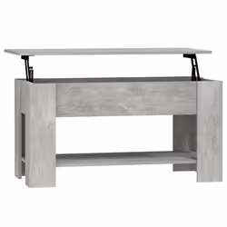 vidaXL Coffee Table Engineered Wood Couch Centre Accent Table Multi Colours - concrete grey