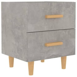 VidaXL 811978 nightstand/bedside table Concrete colour