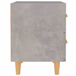VidaXL 811978 nightstand/bedside table Concrete colour - Additional view 4
