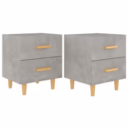 VidaXL 811979, Concrete colour, Wood, 400 mm, 350 mm, 475 mm, 2 pc(s)