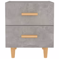VidaXL 811979 nightstand/bedside table Concrete colour