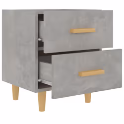 VidaXL 811979 nightstand/bedside table Concrete colour - Additional view 5