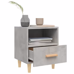 VidaXL 812015 nightstand/bedside table Concrete colour