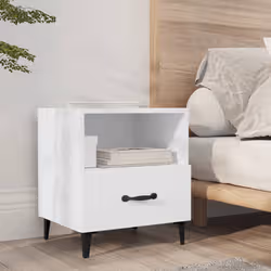 VidaXL 812024 nightstand/bedside table White - Additional view 2