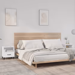 VidaXL 812025 nightstand/bedside table White