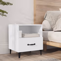 VidaXL 812025 nightstand/bedside table White - Additional view 8