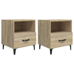 VidaXL 812031 nightstand/bedside table Oak