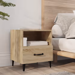 VidaXL 812031 nightstand/bedside table Oak - Additional view 7