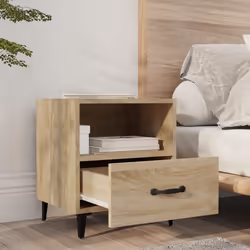 VidaXL 812031 nightstand/bedside table Oak - Additional view 8